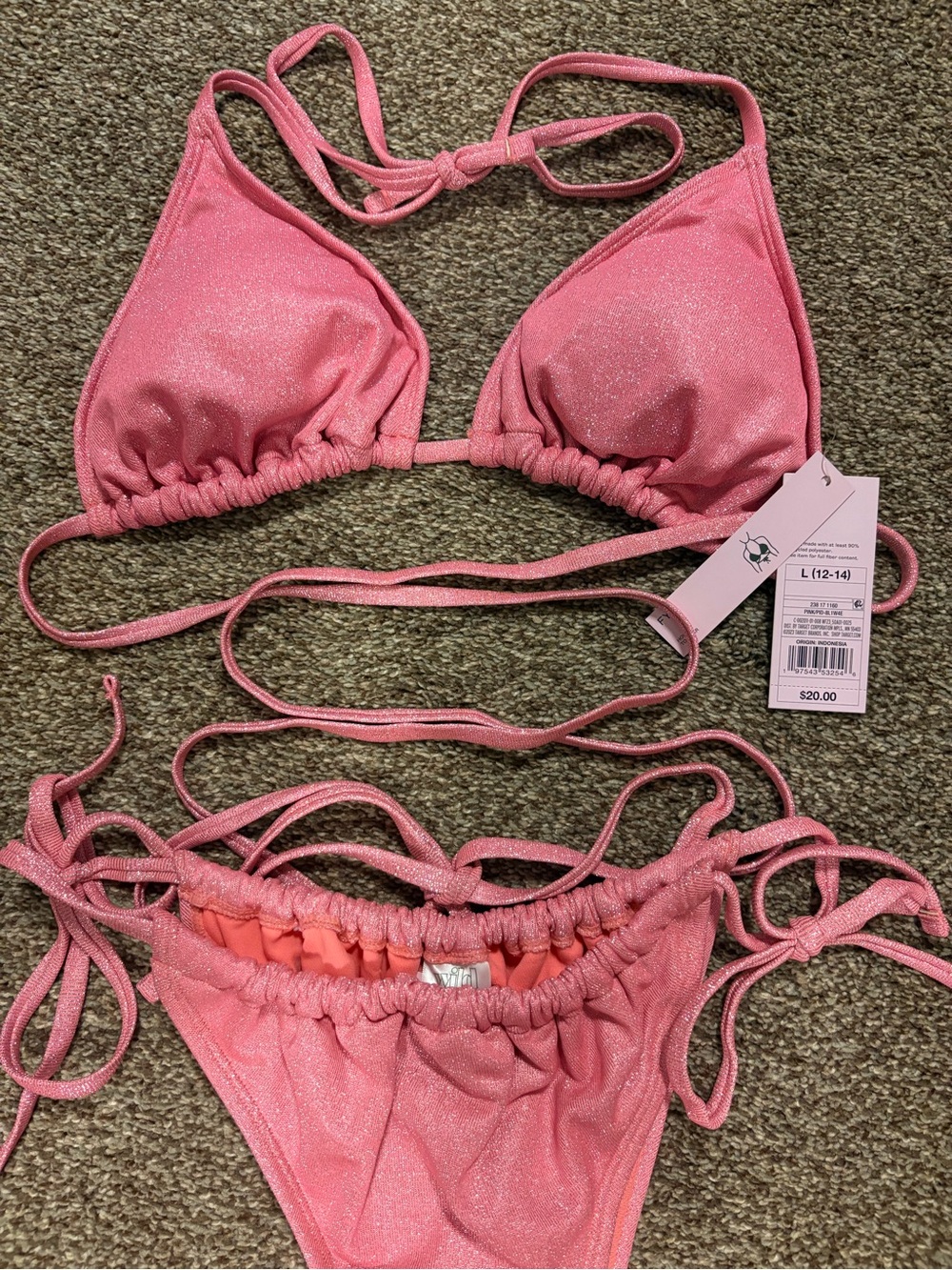 Triangle String Bikini Set - Picture 2 of 4